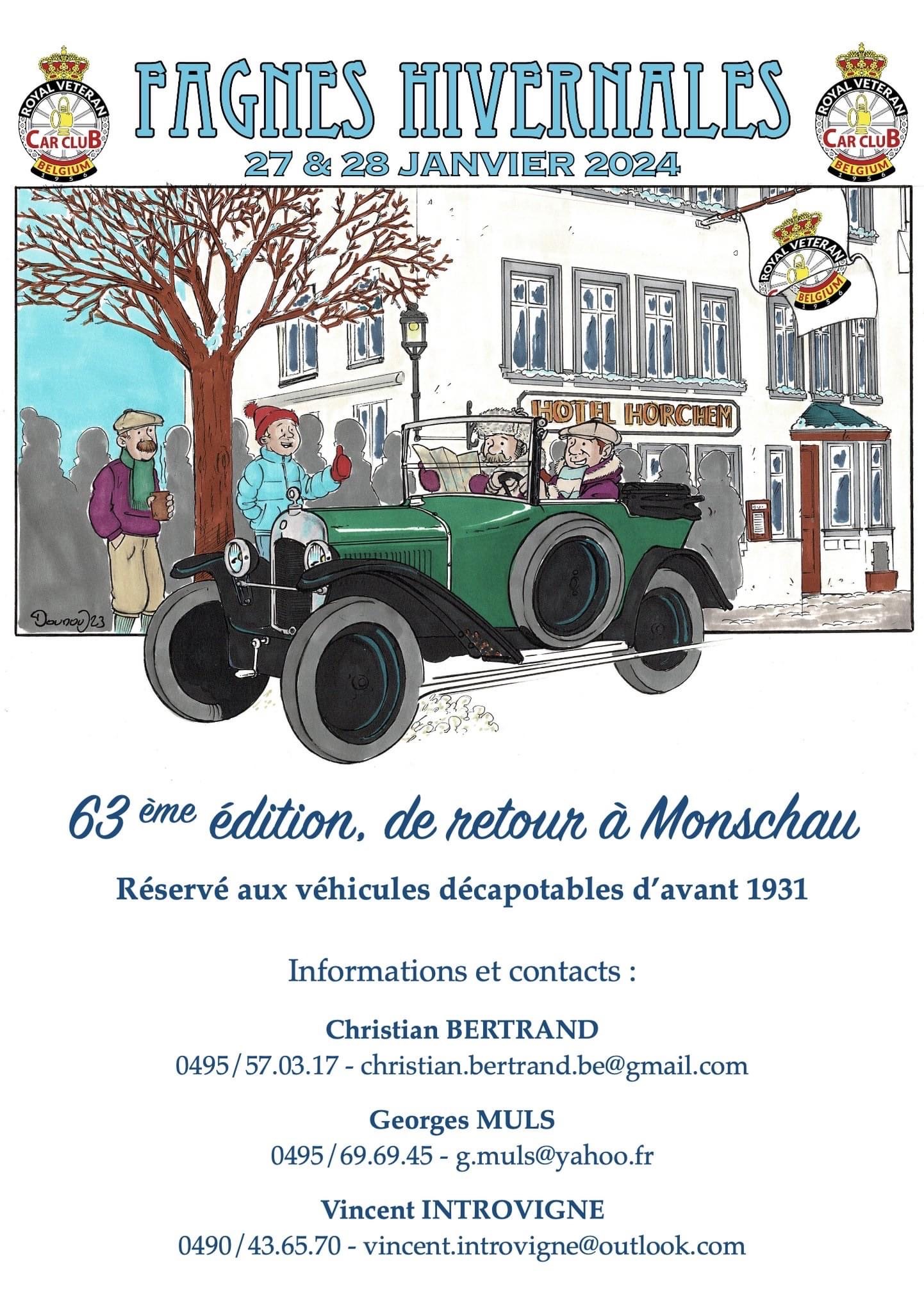 affiche deFagnes Hivernales