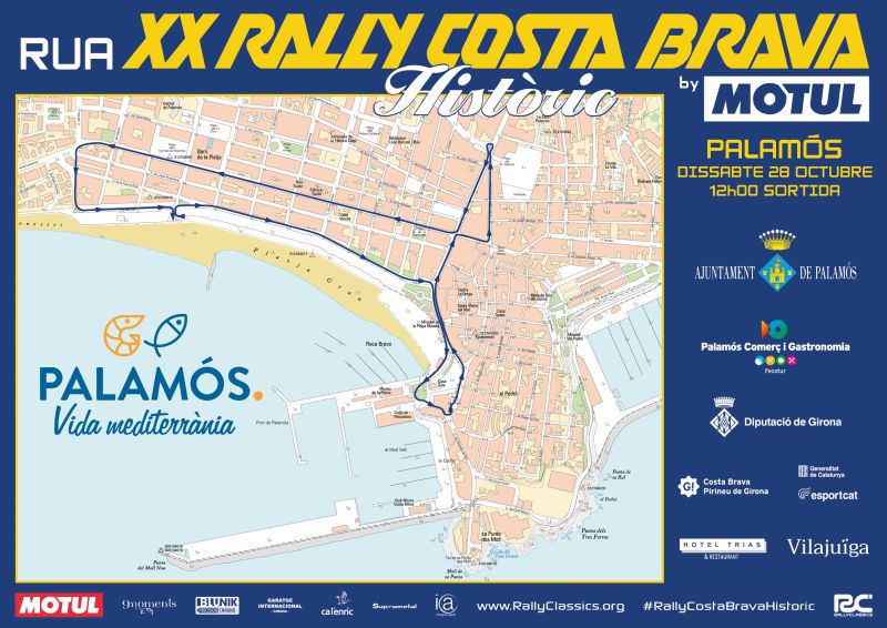 affiche deRally Costa Brava Històric by Motul 