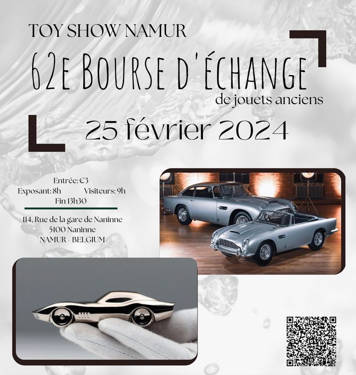 affiche de62Ã¨me NAMUR TOY SHOW