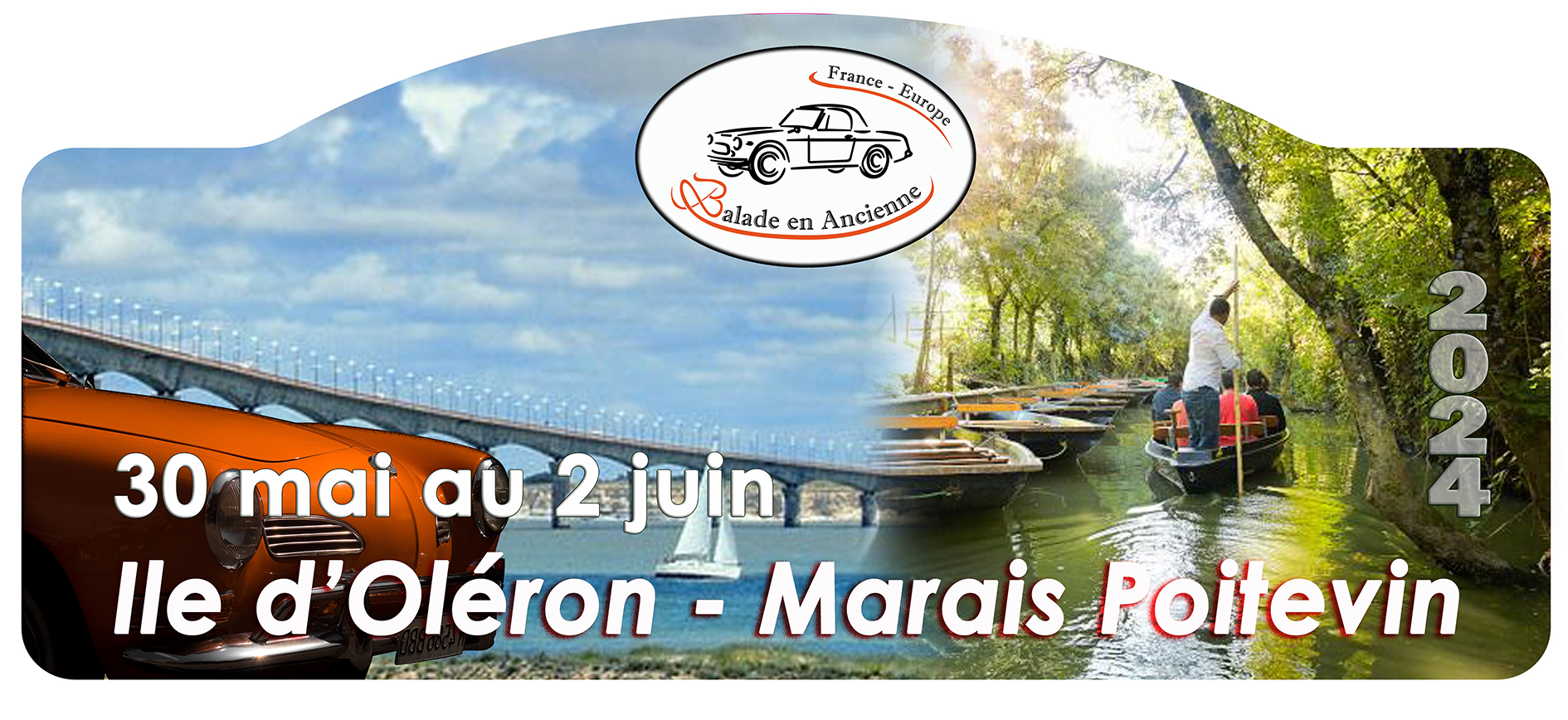 affiche deRallye tourisitique OlÃ©ron-Marais Poitevin