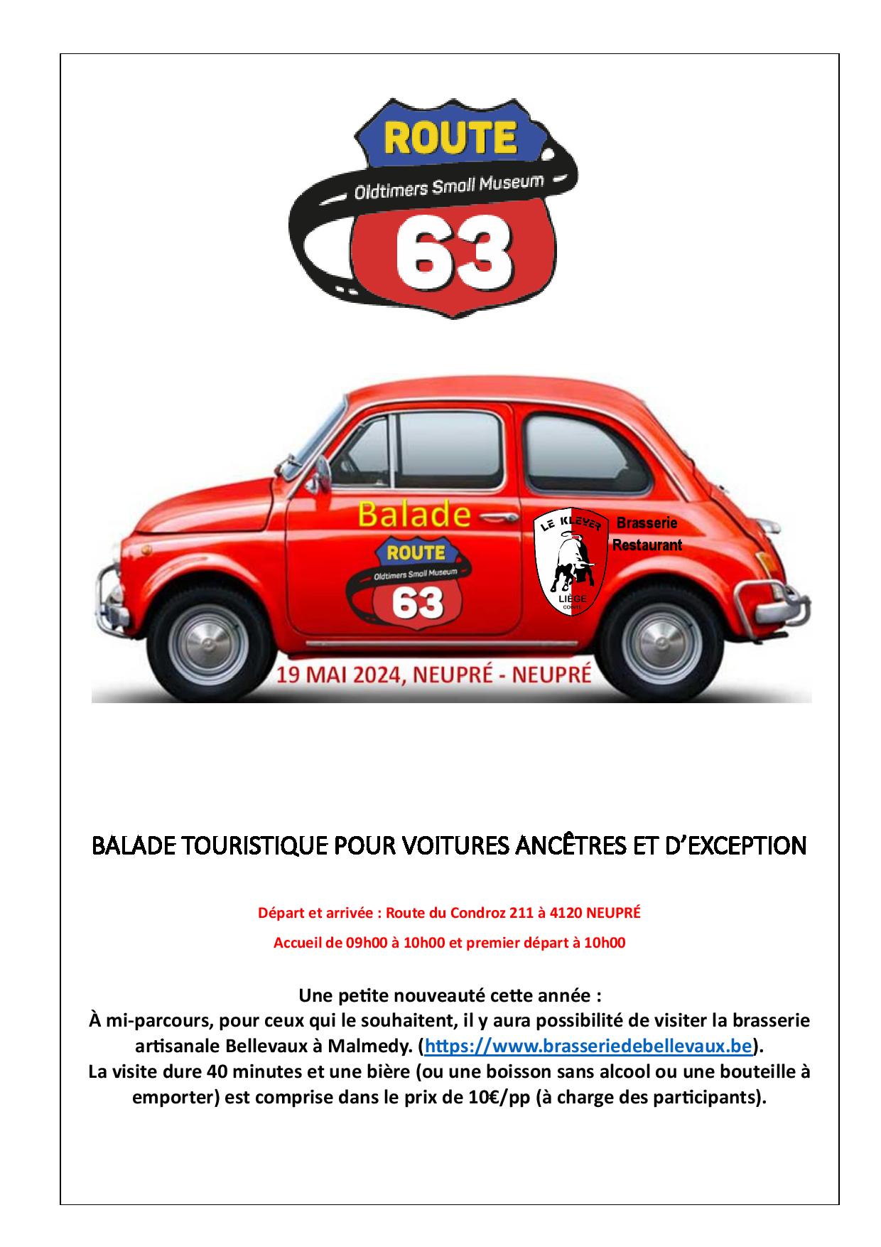 affiche deROUTE63 - 6Ã¨me Balade