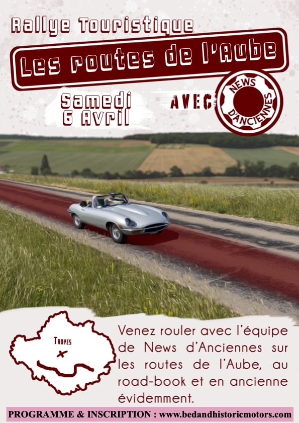 affiche deRallye des Routes de lâ€™Aube