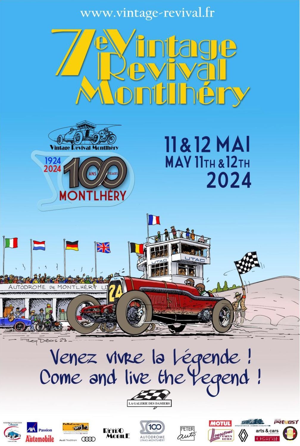 affiche deVintage Revival MontlhÃ©ry