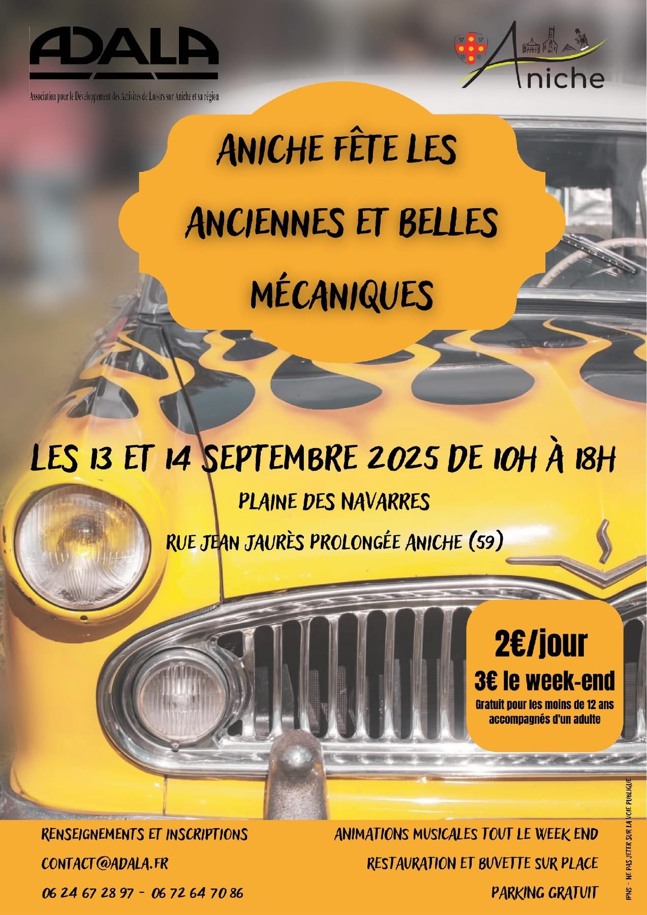 affiche deAniche fête les anciennes 