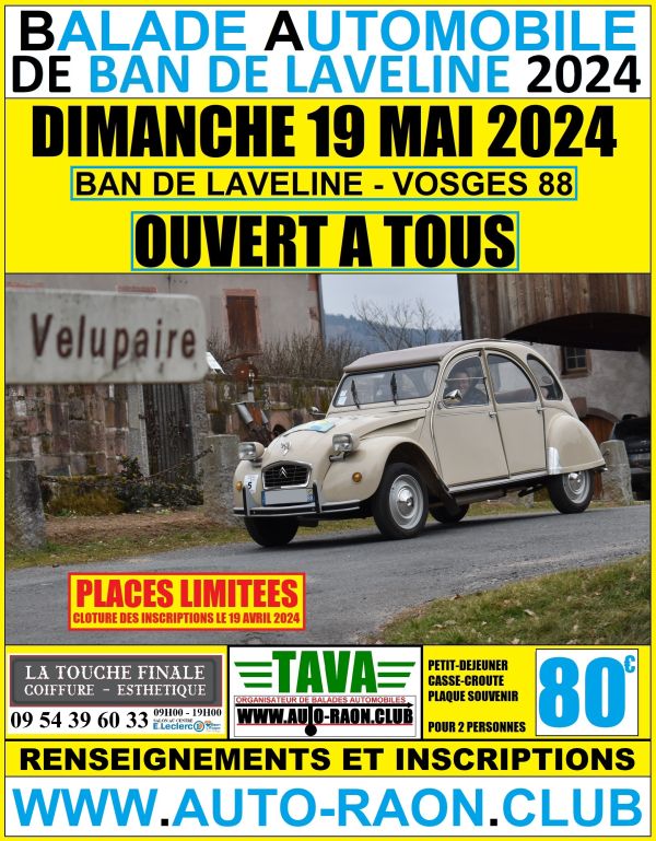 affiche deBalade Automobile