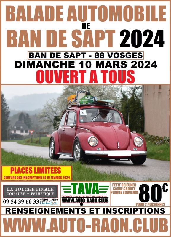 affiche deBalade automobile