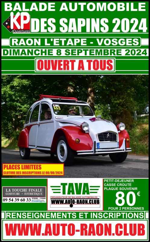 affiche deBalade Automobile des Sapins