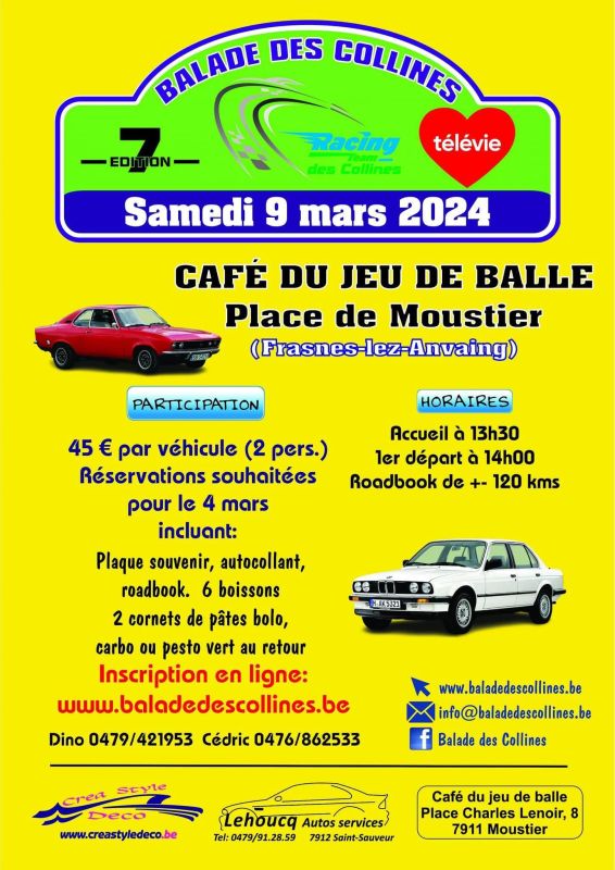 affiche de7Ã¨me Balade des Collines