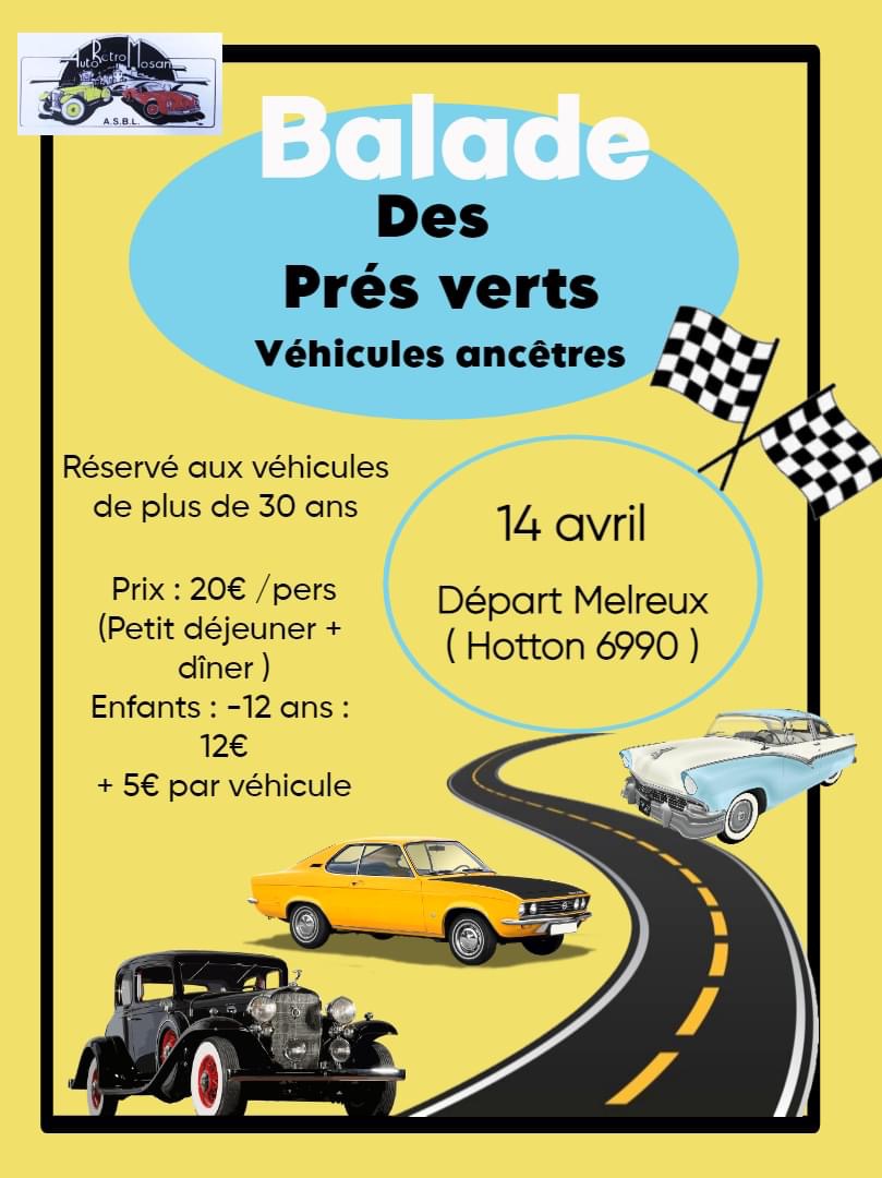 affiche deBalade des PrÃ©s Verts