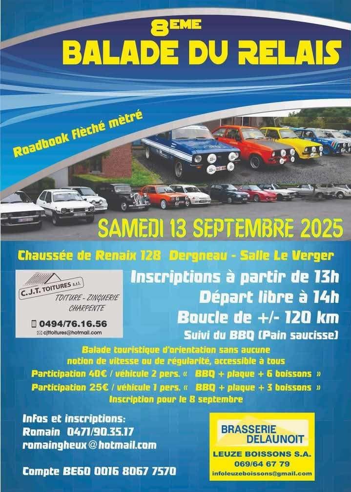 affiche de8ème Balade du Relais