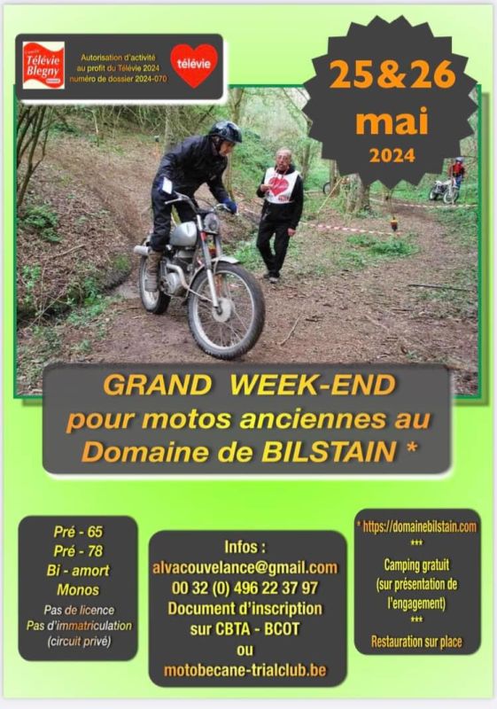 affiche deGrand week-end de la moto ancienne