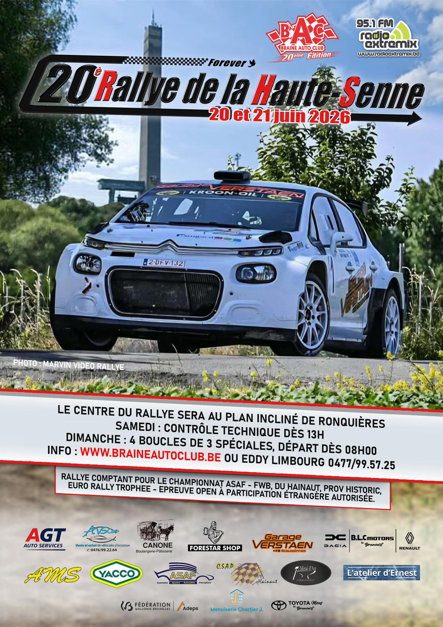 affiche deRallye de la Haute Senne