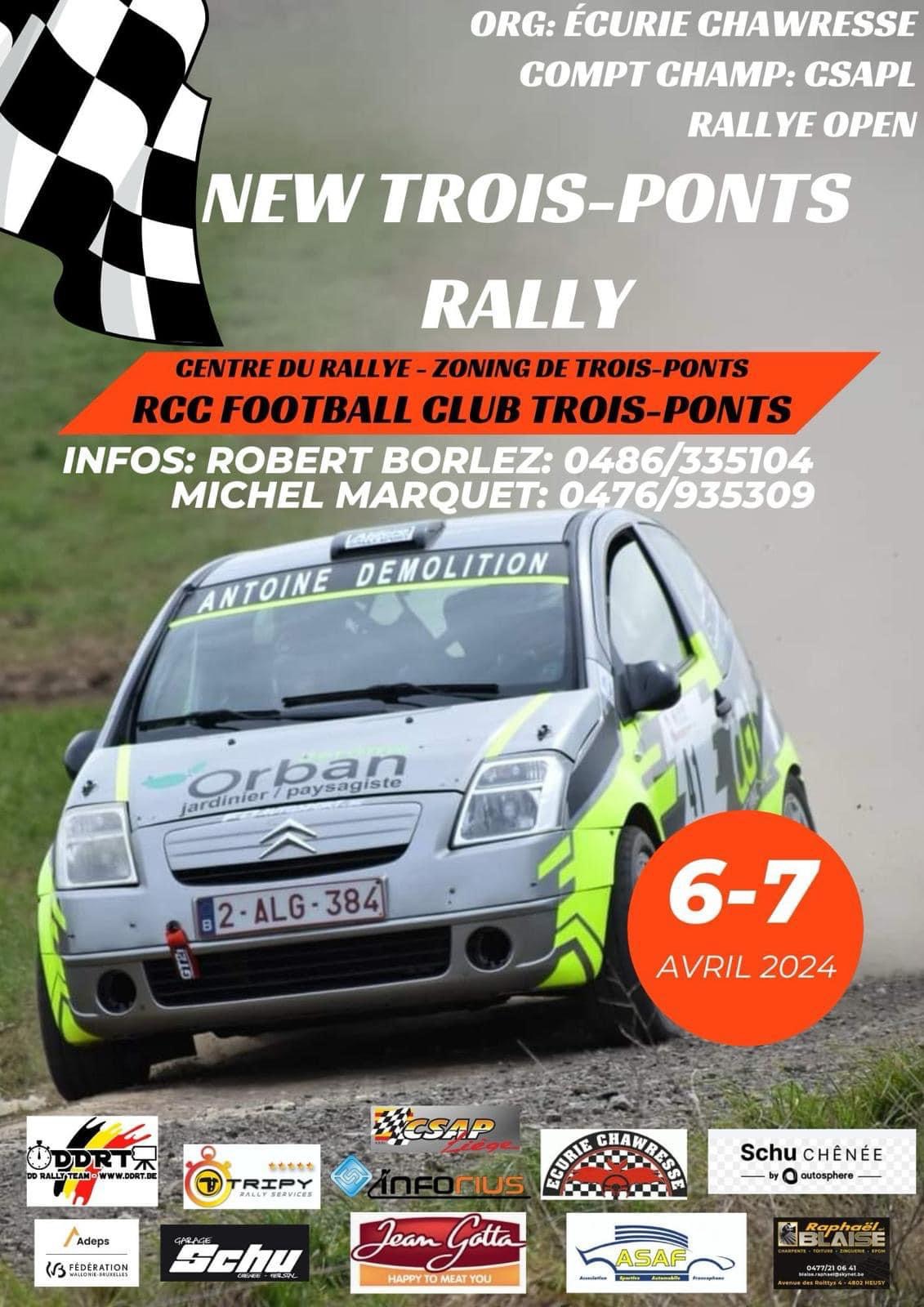 affiche deNew Trois-Ponts Rally