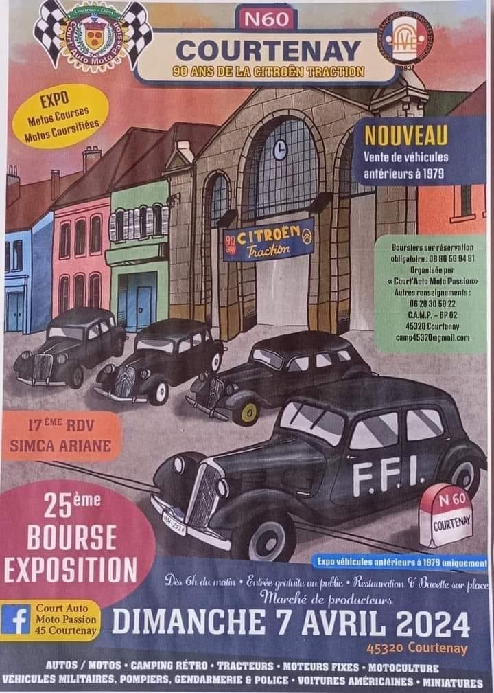 affiche de25Ã¨me Court Auto Moto Passion 