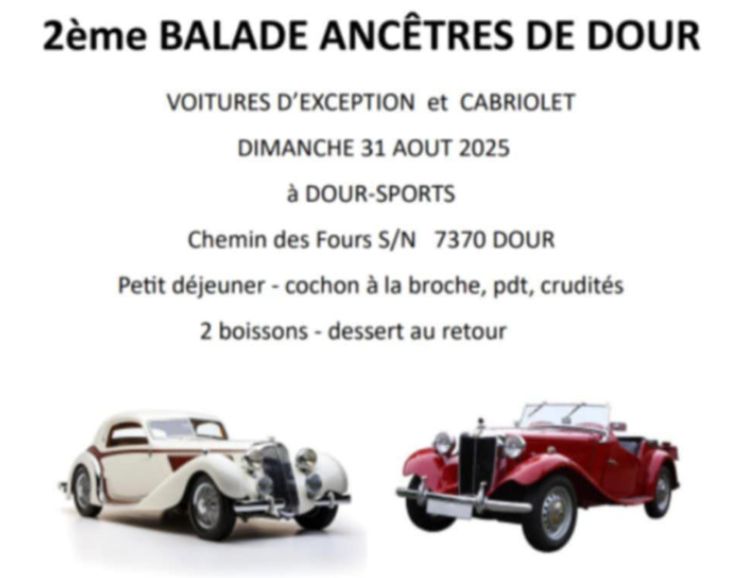affiche deBALADE ANCÊTRES DE DOUR