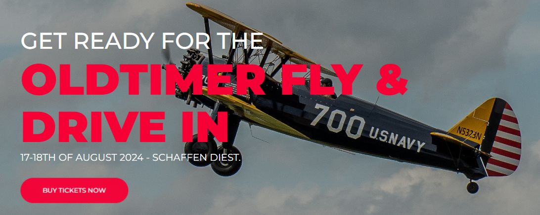 affiche de38th International Oldtimer Fly & Drive-in