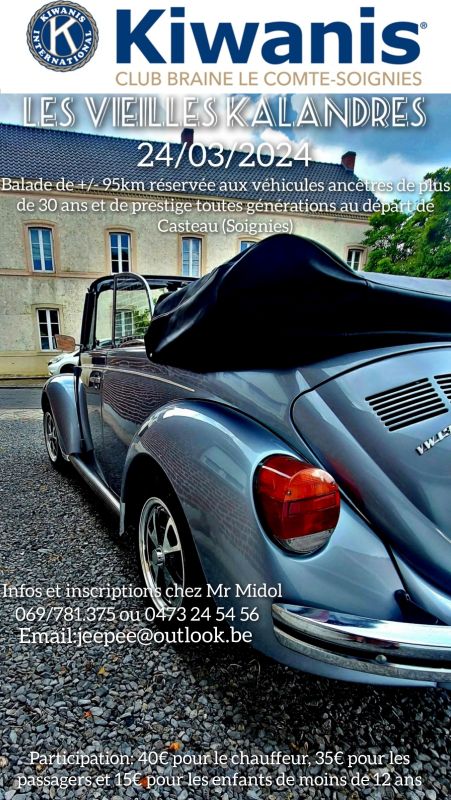 affiche de4Ã¨me Balade des Vieilles 