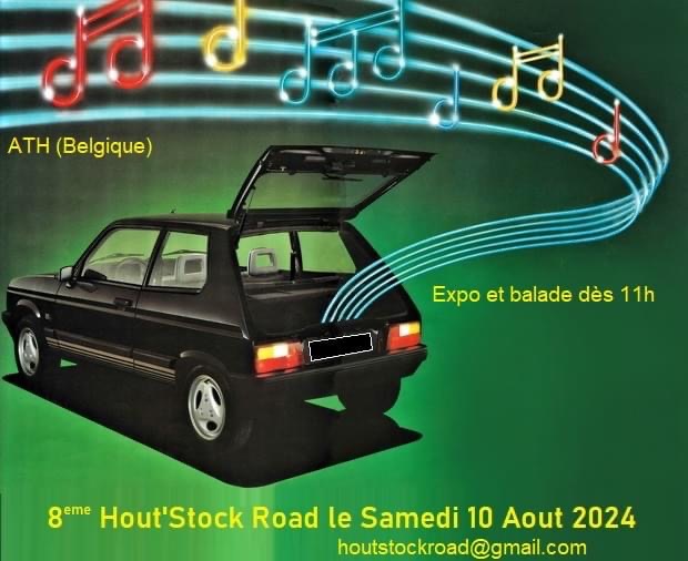 affiche de8Ã¨me Hout'Stock Road