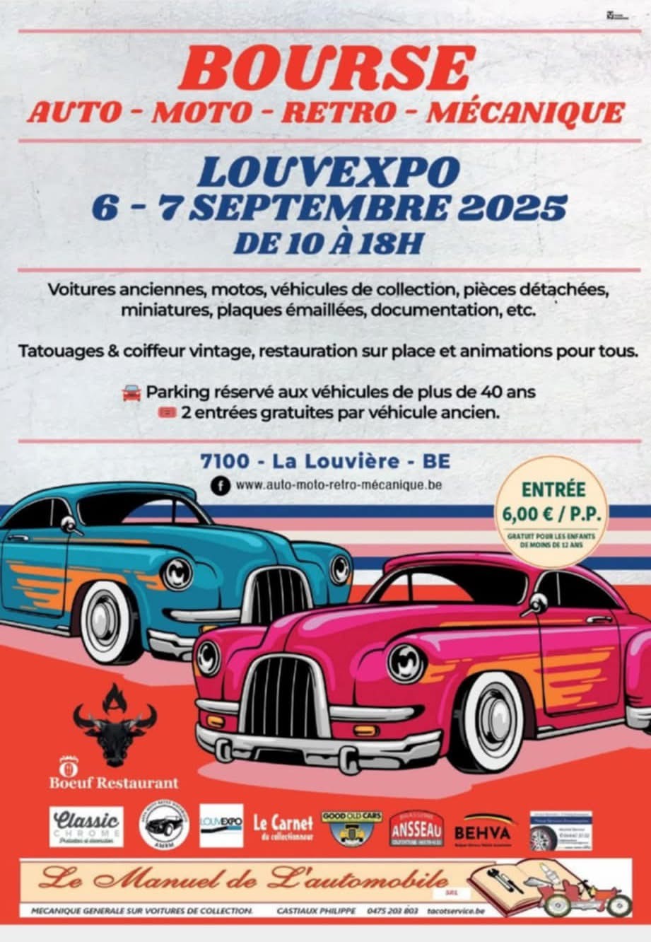 affiche deAuto Moto Rétro Mécanique