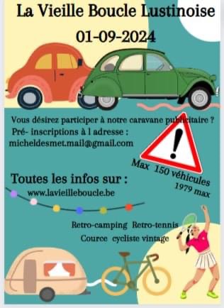 affiche deLa Vieille Boucle Lustinoise