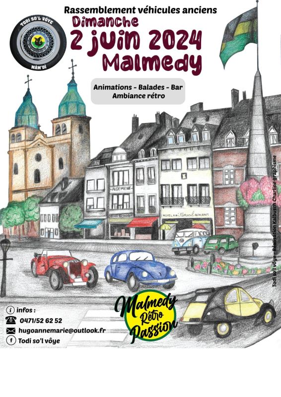 affiche deMalmedy RÃ©tro Passion