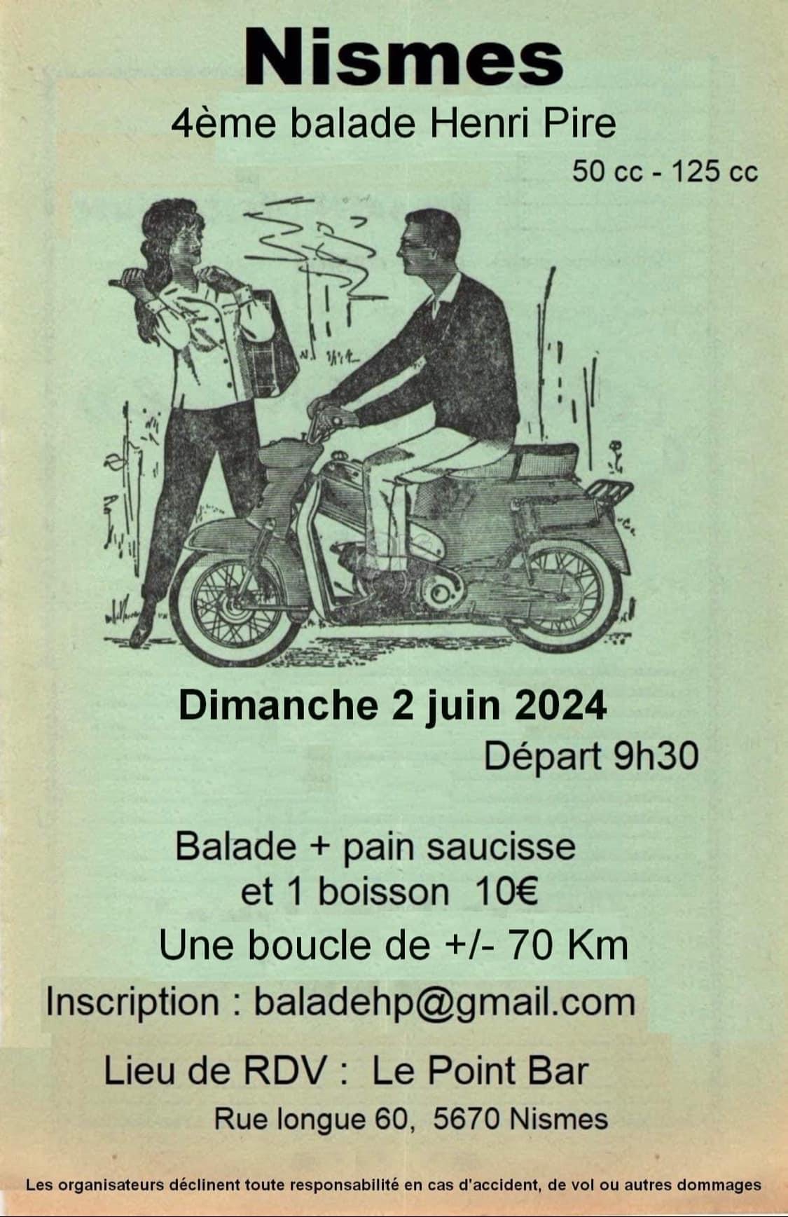 affiche de4Ã¨me balade Henri Pire
