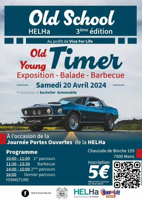 affiche deOld School HELHA 3