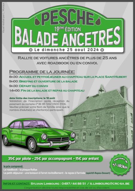 affiche de19Ã¨me Balade pour ancÃªtres