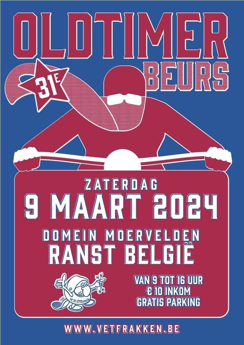 affiche de31Ã¨me Oltimerbeurs Ranst