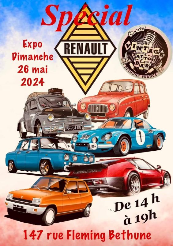 affiche deExpo SpÃ©cial RENAULT