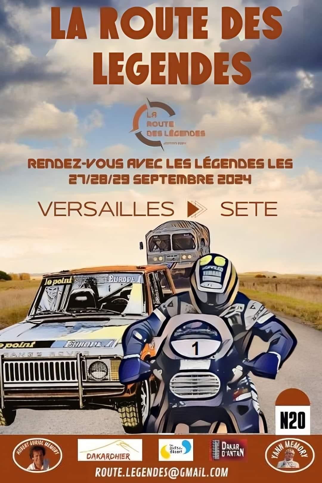 affiche deLa Route des LÃ©gendes