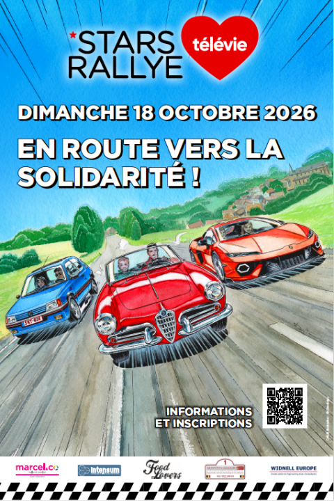 affiche deStars Rallye Télévie