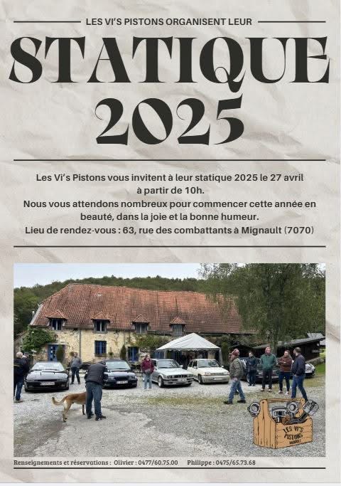 affiche deStatique des Vi's Pistons