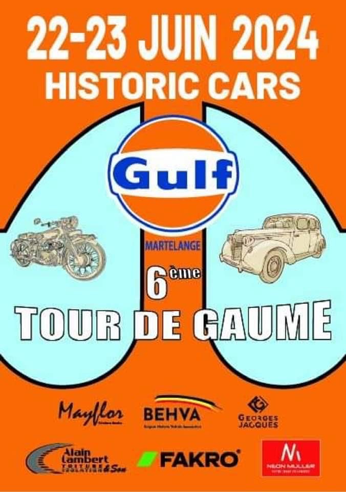 affiche de6Ã¨me Tour de Gaume (Autos-Motos)