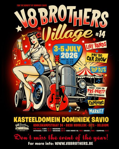 affiche deV8 Brothers Village