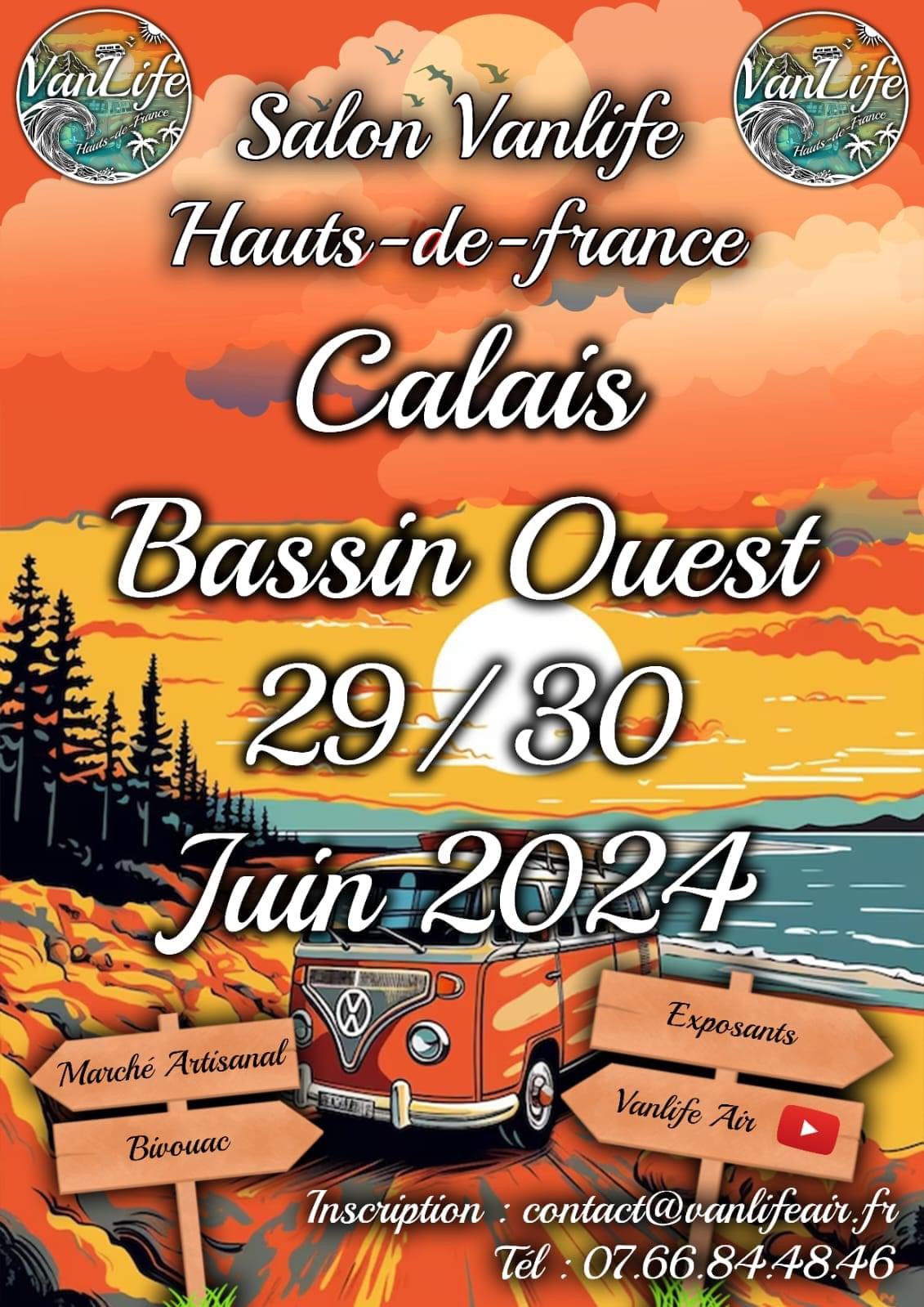 affiche deSalon Van Life Hauts-de-France