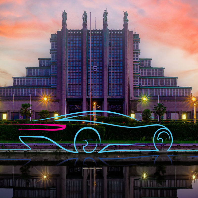 affiche deBrussels Auto Show