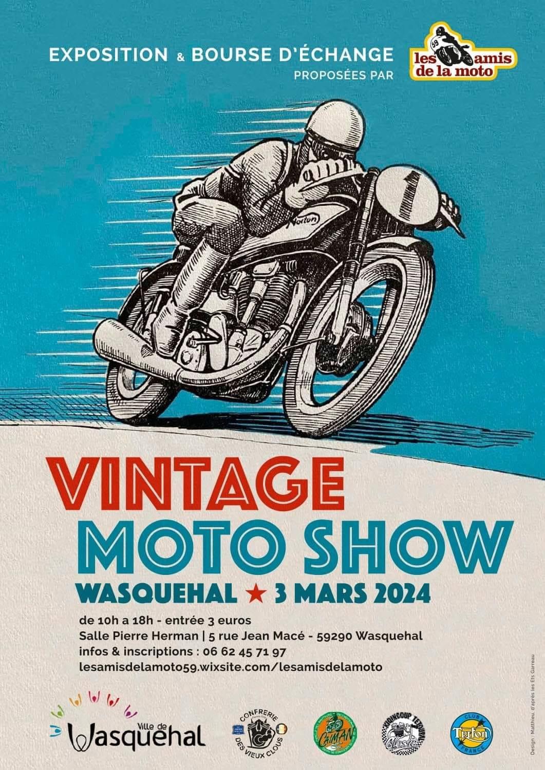 affiche deVINTAGE MOTO SHOW