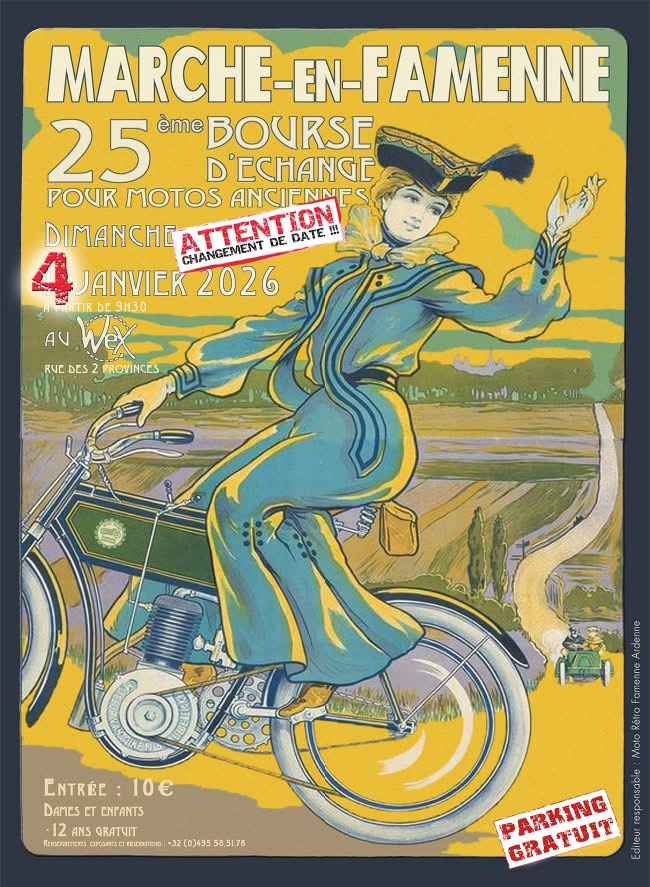 affiche deBourse d'échange motos