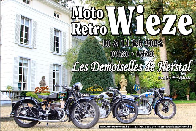 affiche deMoto Retro Wieze